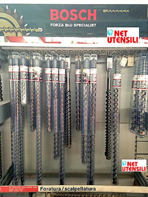BOSCH PUNTA PUNTE SDS MAX 7 SPEED X WIDIA PER CEMENTO ARMATO PERCUSSIONE
