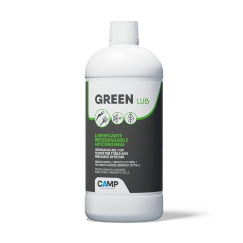 CAMP OLIO LUBRIFICANTE PER UTENSILI PNEUMATICI AGROINDUSTRIALI 1L GREEN LUB 1120
