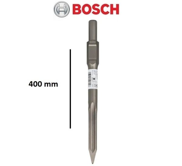 BOSCH SCALPELLO A PUNTA PER MARTELLI DEMOLITORI ATTACCO ESAGONALE 30 MM L 400