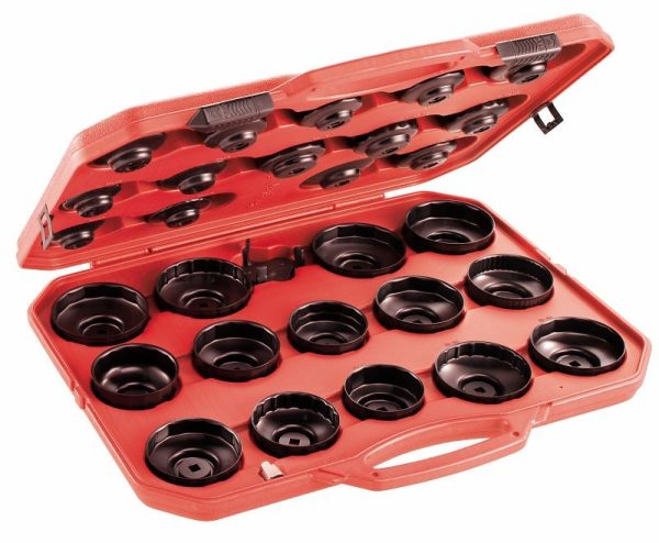 USAG 446 S28 SERIE SET 28 CHIAVI PER SMONTAGGIO FILTRI OLIO CHIAVE FILTRO OLIO