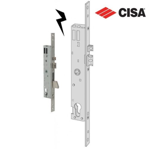 Cisa serratura elettrica da infilare basculante a cilindro per montanti 16205