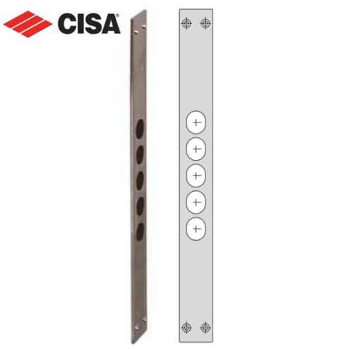 Cisa contropiastra in acciaio per porte blindate 06220 02 350 mm