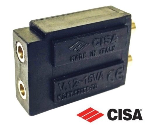 Cisa gruppo bobine tensione 12V CA CE per serrature alluminio 07086-00