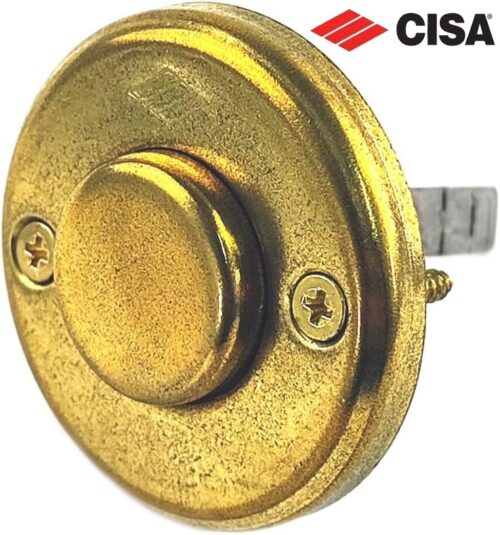 Cisa pulsante in ottone per elettroserratura 06110 00