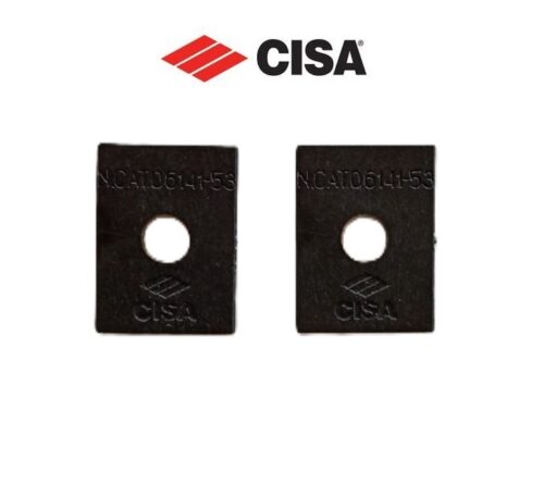 Cisa coppia spessori sottofrontale in nylon per serrature alluminio 06141 53