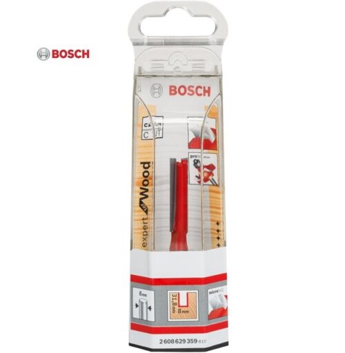 Bosch fresa per scanalature per legno per fresatrice in metallo duro 8 mm 31,8 mm