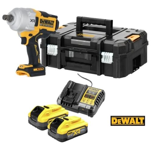 Dewalt avvitatore ad impulsi 18V 3/4" 2 batterie 5 Ah DCKF964H2T-IT